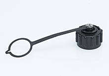 <strong>847000003 – 84700-0003</strong><br/><span style="color : #000000 ;">Dust Cover for Bayonet-Style Latch Connector, Black, with Black Nitrile Seal</span>