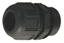 <strong>936000344 – 7000.7822.1</strong><br/><span style="color : #000000 ;">GWconnect Plastic Gable Gland, with Gasket, M16x1.5 Thread, Black RAL 9005</span>