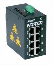 <strong>308TX</strong><br/><span style="color : #000000 ;">Switch Ethernet industriel non géré 308TX</span>