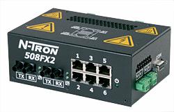 <strong>508FXE2-N-ST-40</strong><br/><span style="color : #000000 ;">Switch Ethernet industriel 508FX2 avec surveillance, ST 40 km</span>