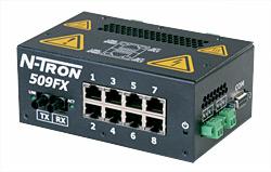 <strong>509FXE-N-ST-80</strong><br/><span style="color : #000000 ;">Switch Ethernet industriel 509FX avec surveillance, ST 80 km</span>