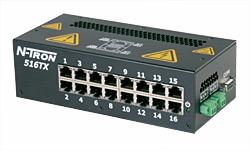 <strong>516TX</strong><br/><span style="color : #000000 ;">Switch Ethernet industriel non géré 516TX</span>