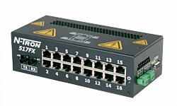 <strong>517FX-N-ST</strong>Switch Ethernet industriel 517FX avec surveillance, ST 2 km