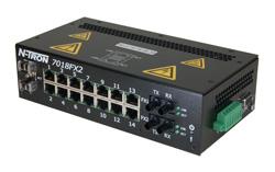 <strong>7018FX2-ST</strong><br/><span style="color : #000000 ;">Switch Ethernet industriel géré 7018FX2, ST 2 km</span>