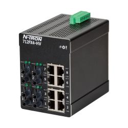 <strong>712FXE4-ST-80-HV</strong><br/><span style="color : #000000 ;">Switch Ethernet industriel géré HV 712FX4, ST 80 km</span>