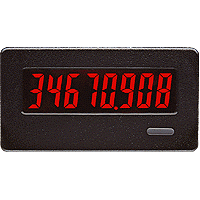 <strong>CUB4L820</strong><br/><span style="color : #000000 ;">Compteur CUB4 à 8 chiffres avec rétroéclairage rouge</span>