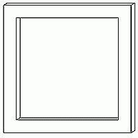 <strong>PMKCC100</strong>Kit de montage sur panneau 3 pièces 50 x 50 mm pour C48, T48 et PXU