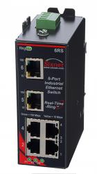 <strong>SLX-6RS-1-D1</strong><br/><span style="color : #000000 ;">Switch Ethernet industriel en anneau SLX-6RS avec surveillance</span>