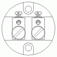 <strong>TMPACC04</strong><br/><span style="color : #000000 ;">Bornier simplex (pour TC)</span>
