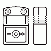 <strong>TMPCNM02</strong>Mini connecteur à déconnexion rapide type K femelle
