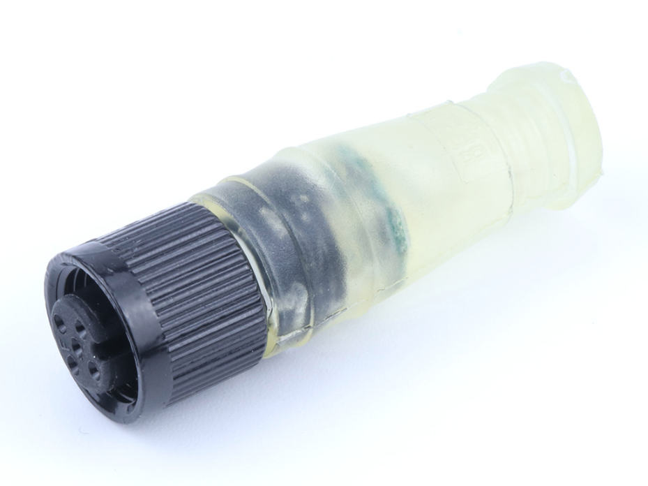 Micro-Change DeviceNet Female Terminator, 5 Pole with LEDs