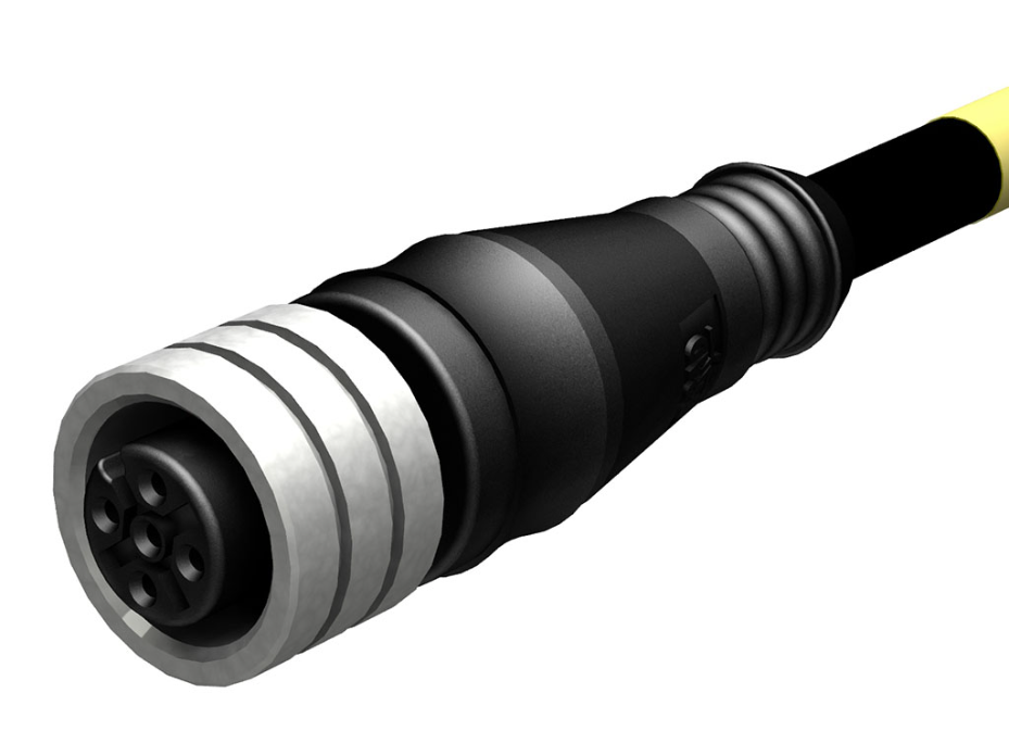 Micro-Change (M12) Single-Ended Cordset, 5 Poles, Female (Straight) to Pigtail, 0.34mm3 PUR LS0H Cable, 1.0m (3.28') Length