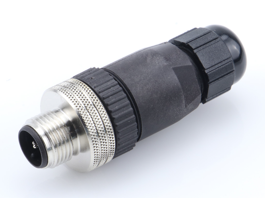 Micro-Change (M12) Single Keyway with PG7 Cable Fitting, Straight Male, 5 Poles, Cable Diameter 3.30-6.60mm
