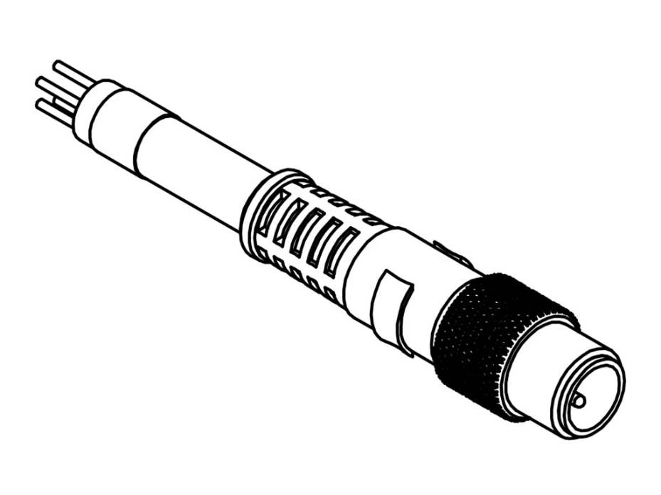 Nano-Change (M8) Single-Ended Cordset, 5 Poles, B-Coded, Male (Straight) to Pigtail, 24 AWG, Yellow PVC Cable, 2.0m (6.56') Length