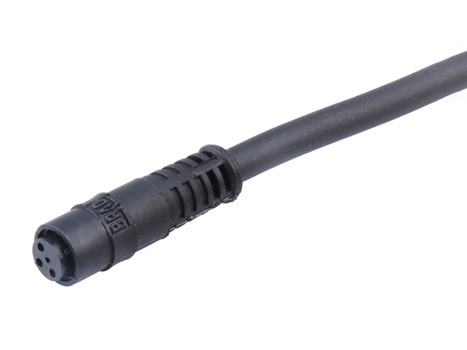 Nano-Change (M8) Single-Ended Cordset, 3 Poles, Female (Straight) with Snap Coupling to Pigtail, 24 AWG, PVC/PUR Cable, 1.0m (3.28') Length, PUR Cable Preferred Version in Europe