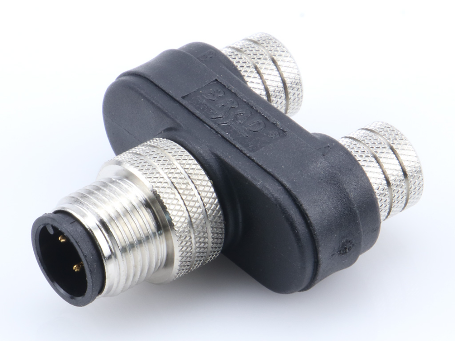 Y Nano-Change (M8) Splitter to Nano-Change (M8) 4 Pole Female to 4 Pole Male