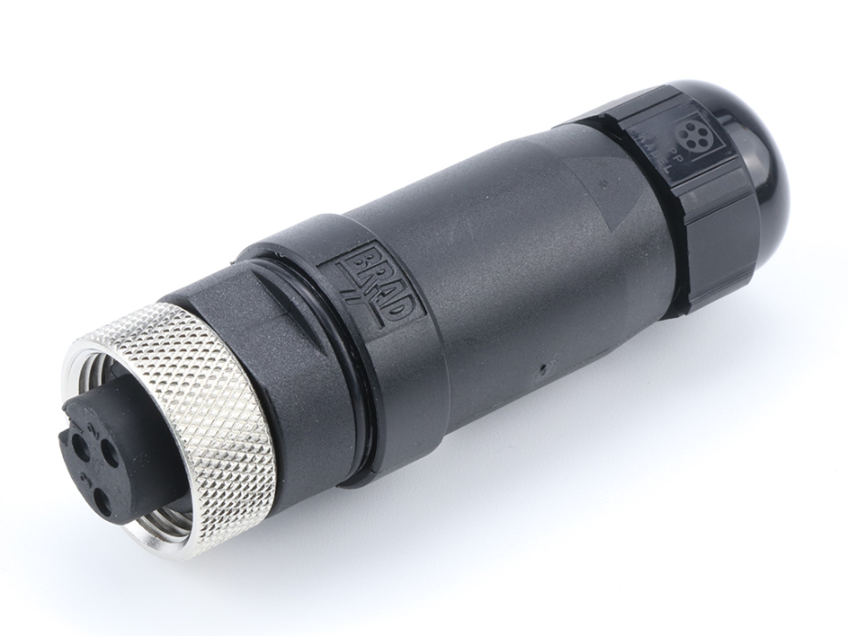 Mini-Change Field Attachable, Female Connector, 3 Pole, Cable Range: 5.08-11.43mm Outside Diameter with Internal Threads