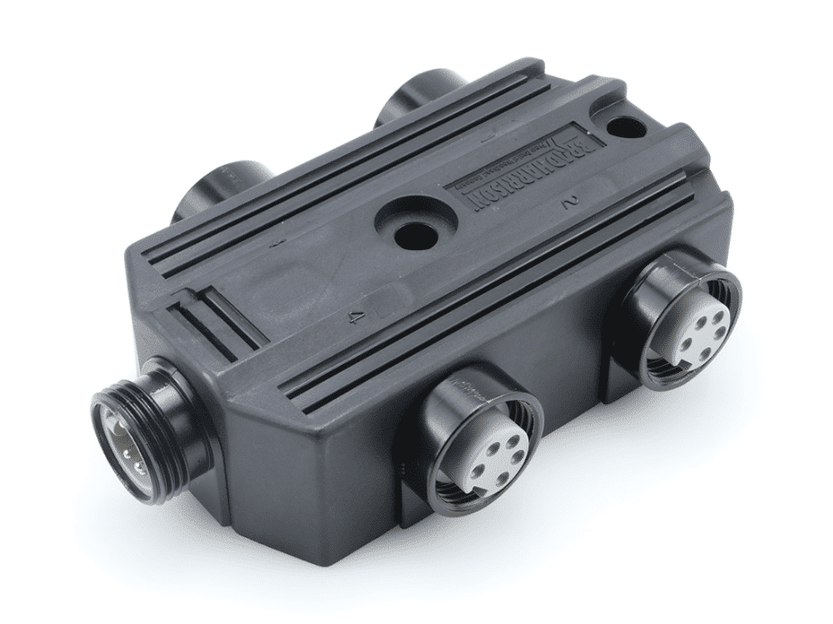 Mini-Change Side Mount, 5 Pole, 4 Port with Pass Thru