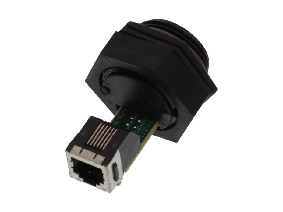Brad RJ-Lnxx Ethernet Pass-Through RJ-11 Female Receptacle Shielded