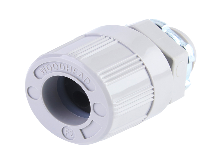 MAX-LOC Multi-Hole Strain Relief, 1/2" NPT, Straight Male with O-Ring, Cable Diameter 5.72mm (.225")