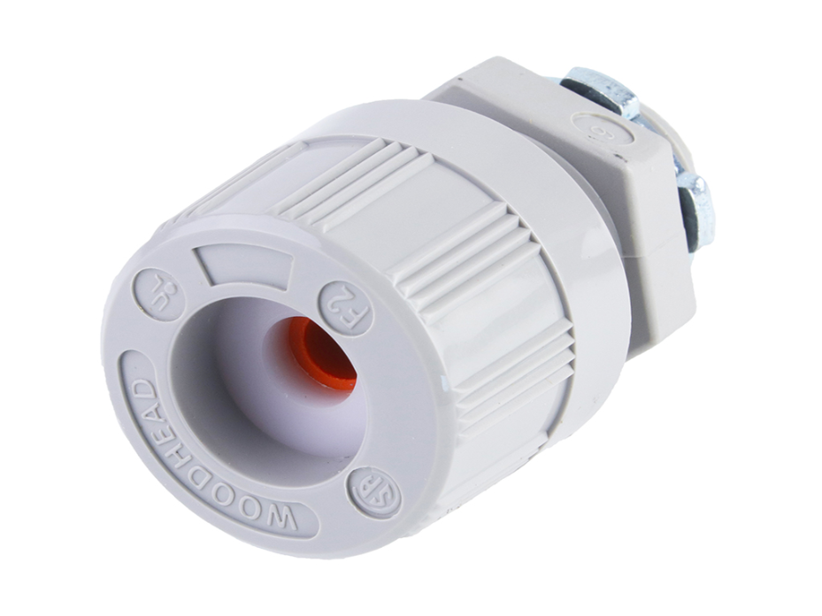 MAX-LOC Strain Relief Cord-Sealing Grip, 3/4" NPT, Straight Male, Cable Diameter 4.75-6.35mm (.187-.250"), without NPT Lock Nut