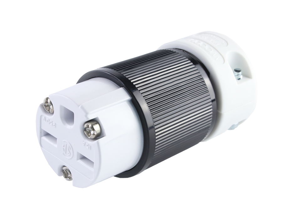 Safeway Connector with Locking Blade, 2 Pole/3 Wire, NEMA L6-15, 250V