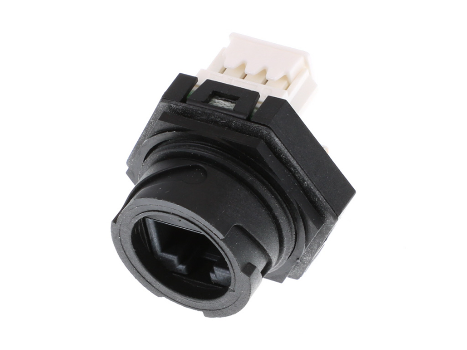 Receptacle, RJ-45, Punchdown Panel Mount Receptacle Jack