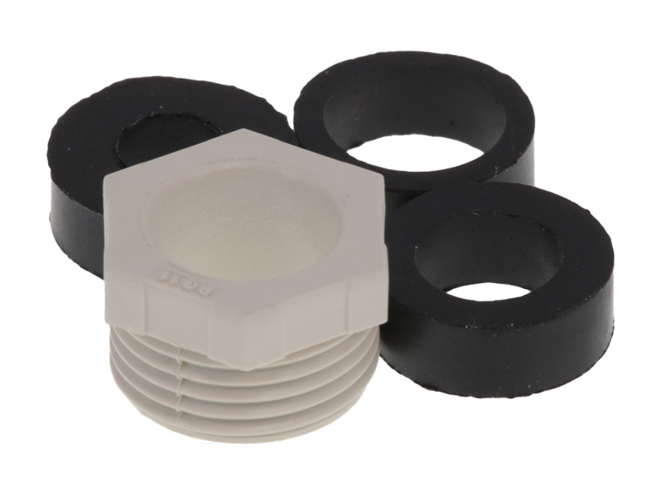 GWconnect Plastic Cable Gland, with Washer and Gaskets, Pg11 Thread