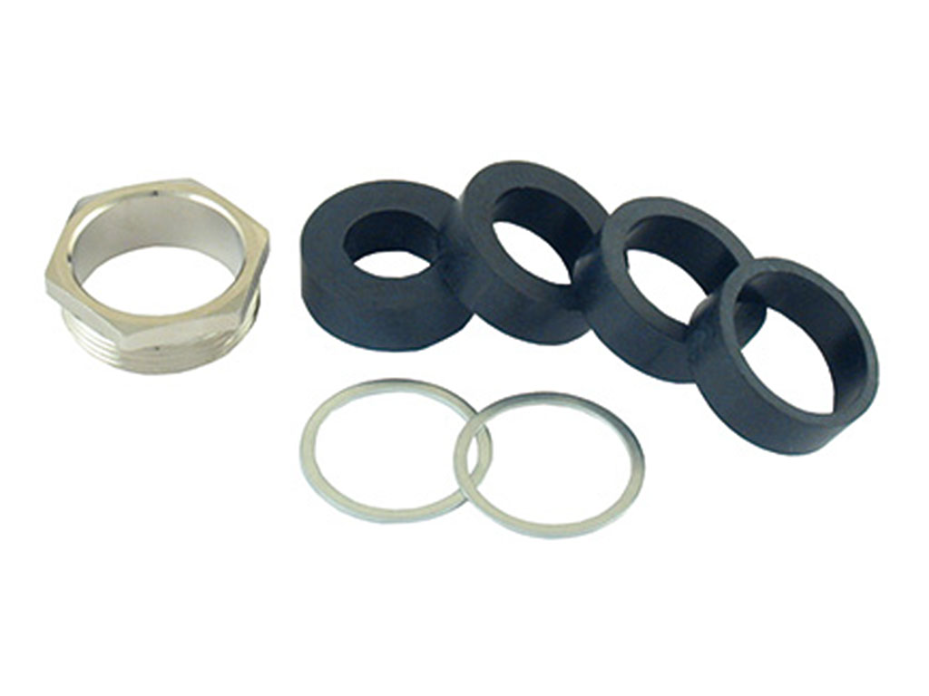 GWconnect Metal Cable Gland, with Washer and Gaskets, M50x1.5 Thread