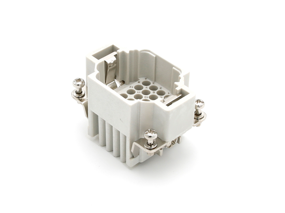 GWconnect Crimp Contact Insert, Male, 24-Pole, 10A, for Turned Crimp Contacts, Size 6B «44x27»