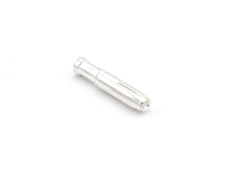 GWconnect Turned Crimp Contact for 16A Modules, Female, Silver (Ag) Plated Copper Alloy, 3.00mm² (12 AWG), 100 per Bag