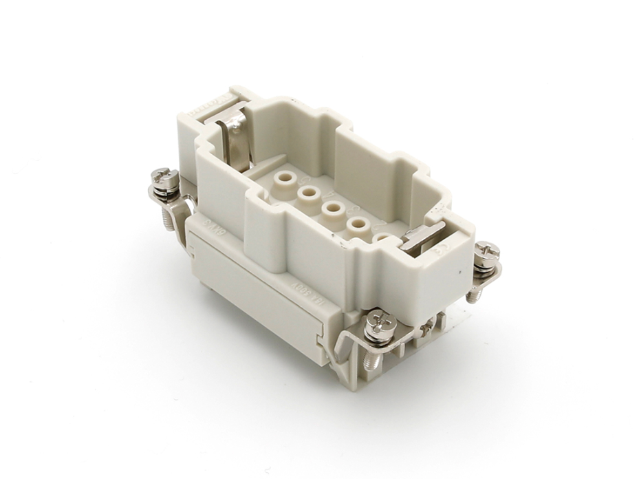 GWconnect Crimp Contact Insert, Male, 10-Pole, 16A, for Crimp Contacts, Size 10B «57x27»