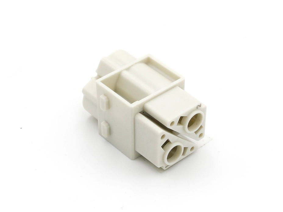 GWconnect Crimp Contact Power Module, Female, 2-Pole, 100A, for Crimp Contacts, Grey
