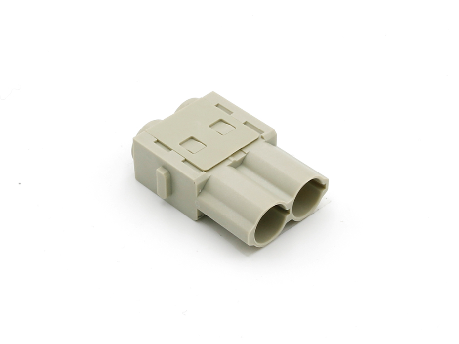 GWconnect Crimp Contact Power Module, Male, 2-Pole, 70A, for Crimp Contacts, Grey