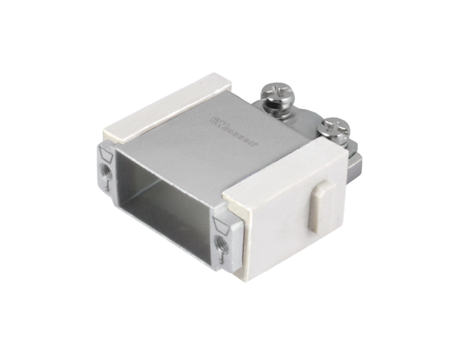 GWconnect D-Sub Insert, Male, 9-Pole, 5A, for Turned Crimp Contacts, Size «34.2x14.5»