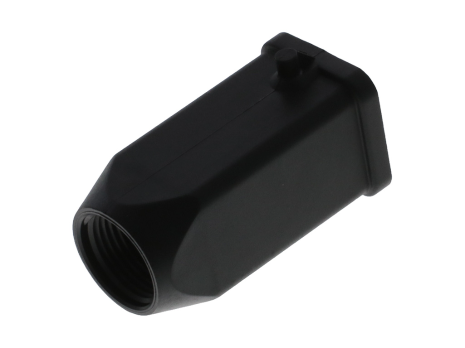 GWconnect STD - Standard, Single Lever Hood, Polyamide, with 2 Pegs, Top  Entry, Size 3A «21x21», Pg11 Thread, Black