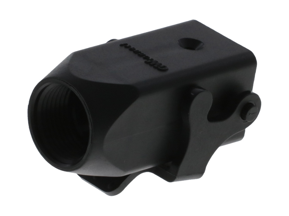 GWconnect STD - Standard, Single Lever Coupler, Polyamide, with 1 Lever,  Top Entry, Size 3A «21x21», Pg11 Thread, Black