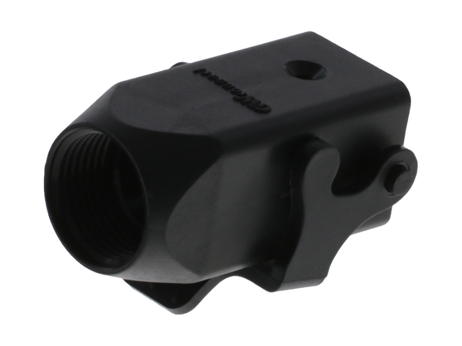GWconnect STD - Standard, Single Lever Coupler, Polyamide, with 1 Lever,  Top Entry, Size 3A «21x21», M20 Thread, Black