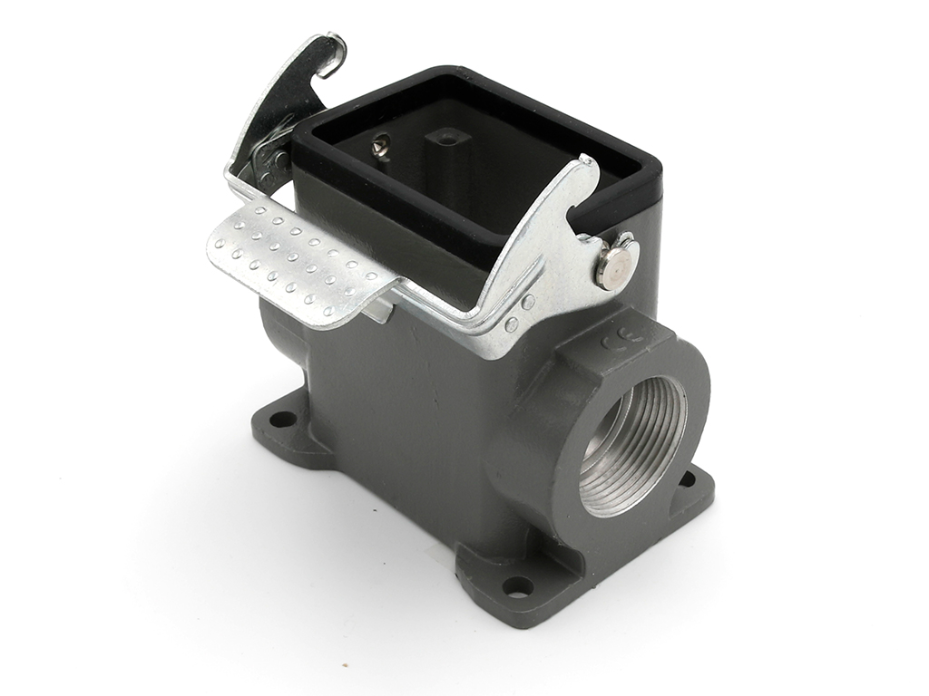 GWconnect STD - Standard, Single Lever Surface Mount Housing, Die-cast Aluminum, with 1 Lever, with Gasket, Size 6B «44x27», Pg21x2 Thread, High Construction, Grey