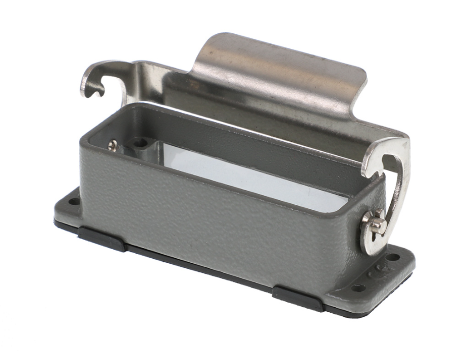 GWconnect STD - Standard, Single Lever Bulkhead Mount Housing, Die-cast Aluminum, with 1 Lever, Size 16A «66x16», Grey