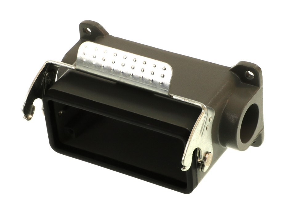 GWconnect STD - Standard, Single Lever Surface Mount Housing, Die-cast Aluminum, with 1 Lever, with Gasket, Size 16B «77x27», M25 Thread, Grey
