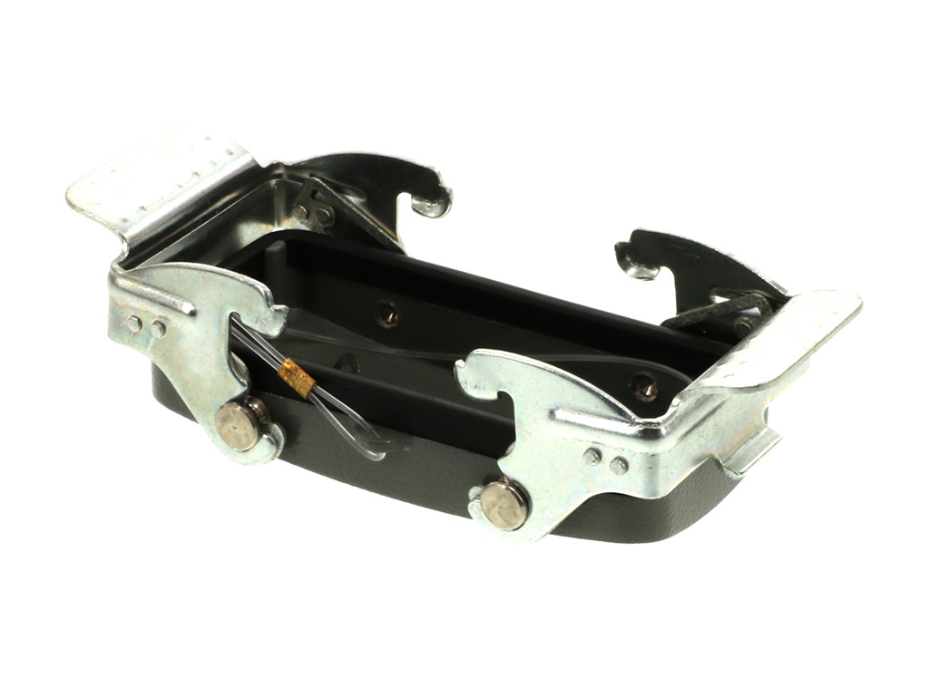 GWconnect STD - Standard, Cover, Die-cast Aluminum, with 2 Levers, with Gasket, Size 16B «77x27», Grey