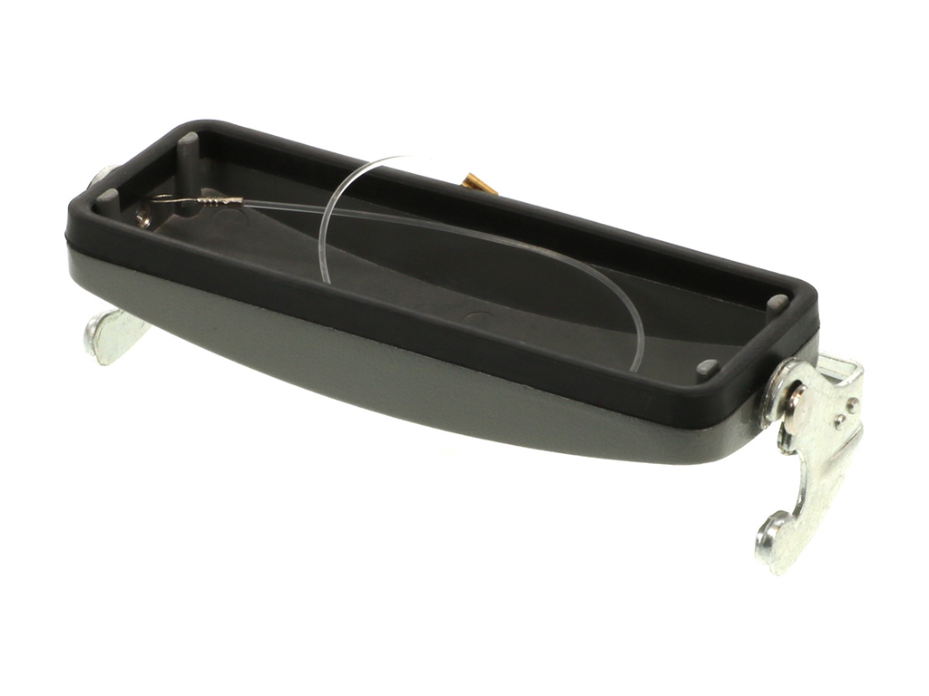 GWconnect STD - Standard, Cover, Die-cast Aluminum, with 1 Lever, with Gasket, with Gasket, Size 24B «104x27», Grey