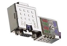 PROFIBUS Attachable D-Sub Connector without Diagnostics LEDs, 90° Angle