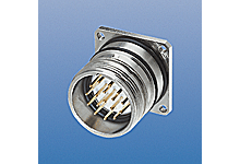 Brad M23 Signal Connector, Straight Male Receptacle Housing Only, Front Panel-Mount, Flange Mount 4xØ 3.20mm