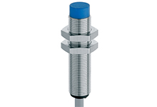 Contrinex Inductive Sensor, M12 Housing, 10mm Operating Distance, Non-embeddable, PNP, NC, 2m 3-wire PVC Cable, 50mm Housing Length