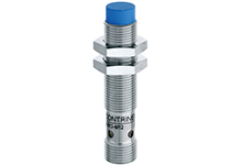 Contrinex Inductive Sensor, M12 Housing, 10mm Operating Distance, Non-embeddable, PNP, NO, 4-pin M12 Connector, 60mm Housing Length