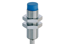 Contrinex Inductive Sensor, M12 Housing, 10mm Operating Distance, Non-embeddable, PNP, NO, 2m 3-wire PVC Cable, 35mm Housing Length