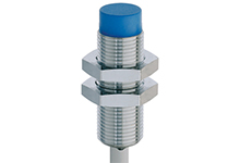 Contrinex Inductive Sensor, M12 Housing, 10mm Operating Distance, Non-embeddable, PNP, NC, 2m 3-wire PVC Cable, 35mm Housing Length