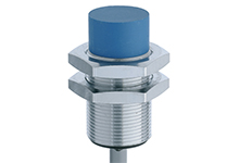 Contrinex Inductive Sensor, M18 Housing, 20mm Operating Distance, Non-embeddable, NPN, NO, 2m 3-wire PVC Cable, 36mm Housing Length